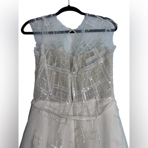 MIRA ZWILLINGER Wedding Dress ~ FLAW see last photos $10,000 Dress - Picture 11 of 16